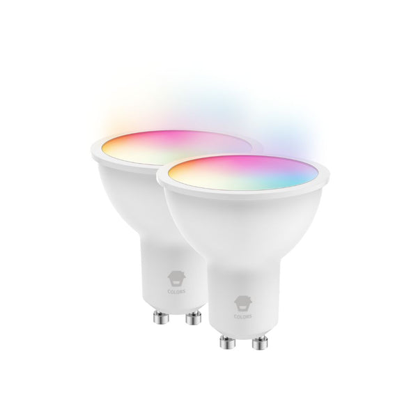 Smart LED Glühbirne Spot Color - Doppelpack Glühbirne Farbe