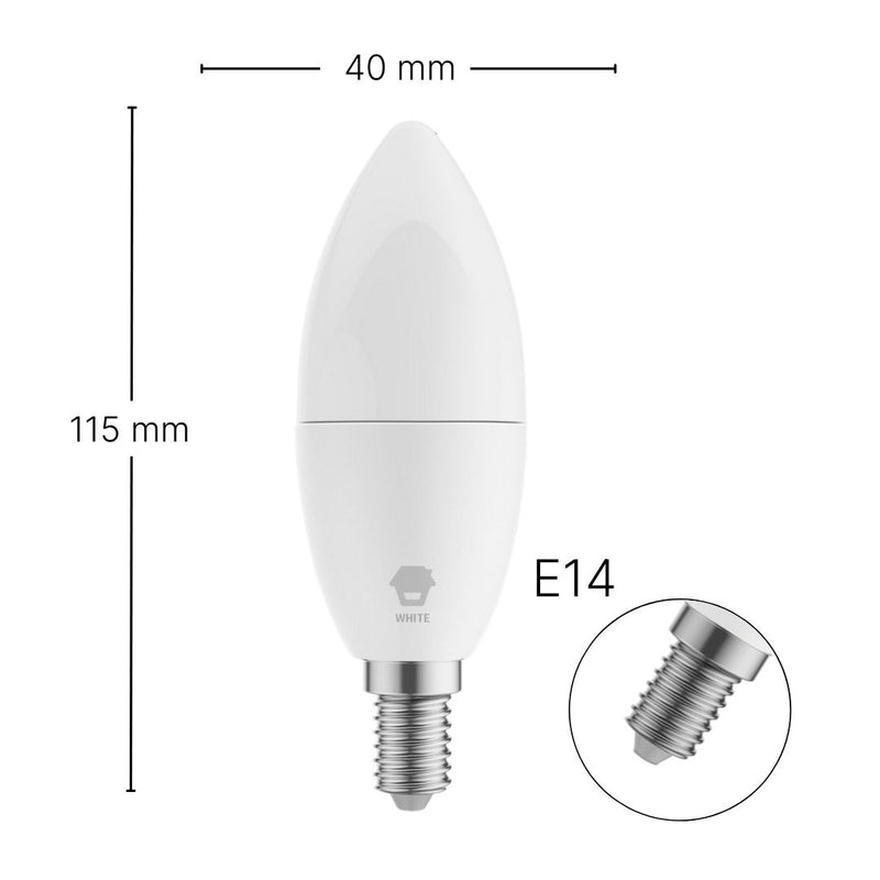 Smart WLAN Kerzenglühbirne White - Doppelpack