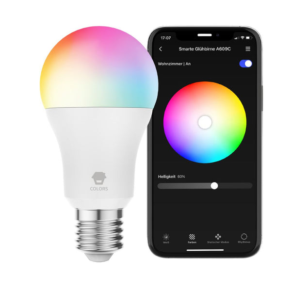 Bombilla inteligente wifi - Luz blanca y de color