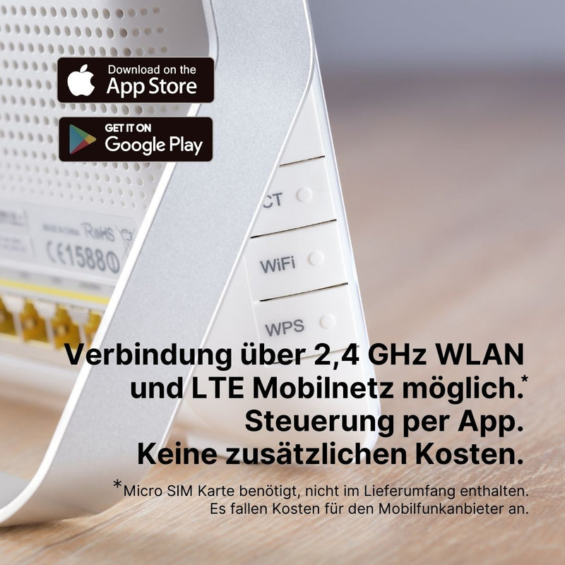 WLAN + 4G Alarm System LTE-400: Smart, schick und intuitiv