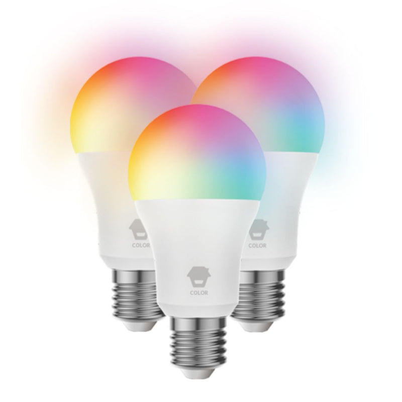 Smart Wifi Glühbirne White & Color - Dreierpack Glühbirne Farbe