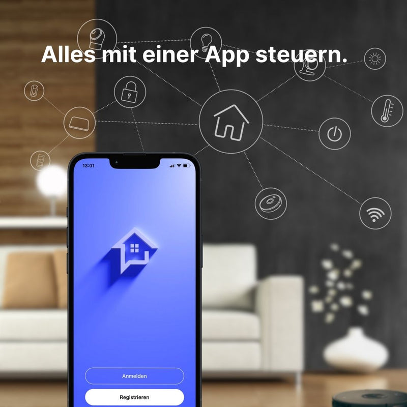 WLAN + 4G Alarm System LTE-400: Smart, schick und intuitiv