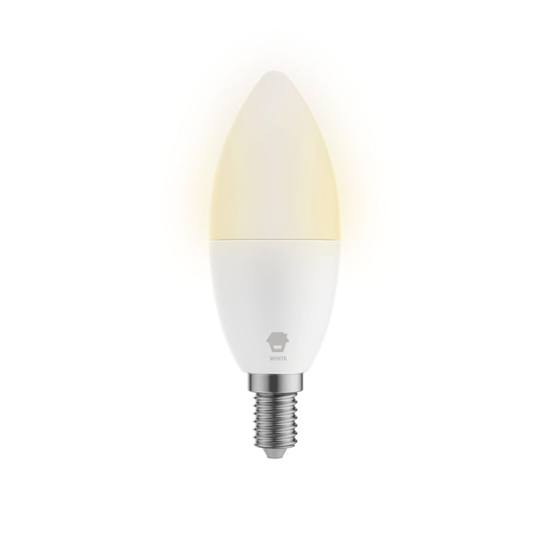 Smart WLAN Kerzenglühbirne White Glühbirne Weiß