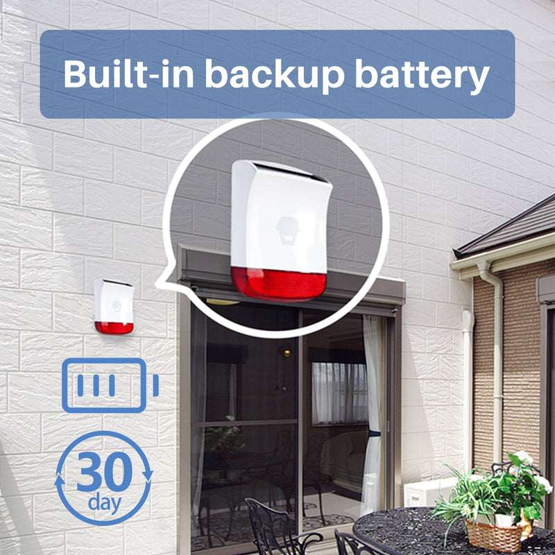 Chuango Smart Home Zuhause DreamCatcher Life-App Sicherheitssystem WLAN Sirene outdoor Alarm Rabatt Solarbetrieben
