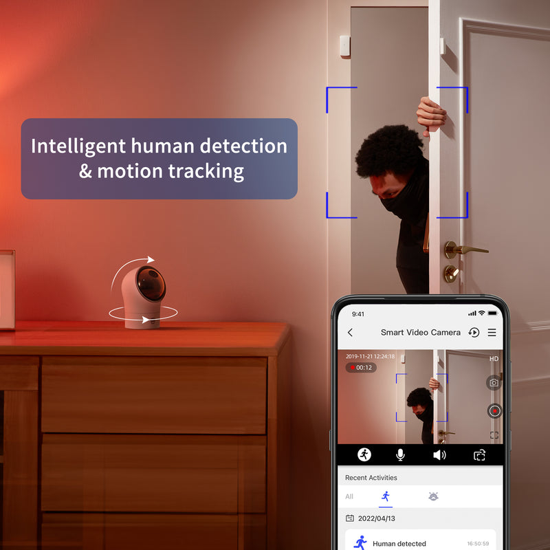 Chuango Smart Home Zuhause DreamCatcher Life-App Sicherheit WIFI Alarm Kamera Rabatt Haushaltsgeräte indoor wireless intelligent human detection motion tracking
