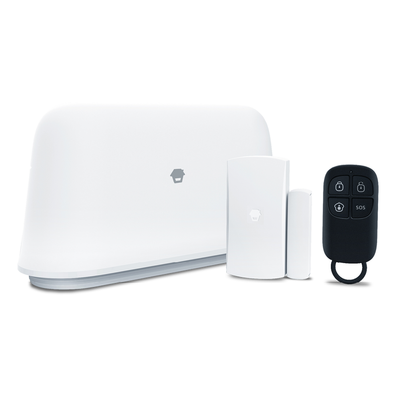 Chuango Smart Home Zuhause DreamCatcher Life-App Sicherheitssystem Kamera Bundle Rabatt  - Paketinhalt: Basisstation, Sensoren und Fernbedienung enthalten.